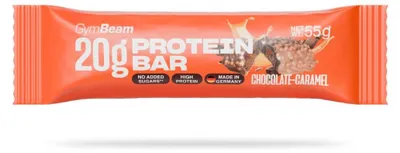 Produktbild von GymBeam - Proteinriegel, 55 g, Schokoladen-Karamell