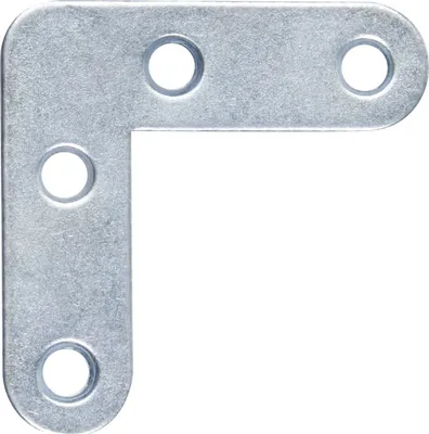 Produktbild von Alberts 824518 Möbelwinkel, galvanisch blau verzinkt, 80 x 80 x 16 mm, 50er Set