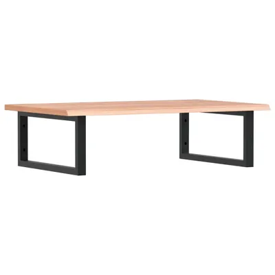 Produktbild von vidaXL Waschtischplatte mit Halterung Stahl und Massivholz Eiche