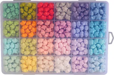Productafbeelding van Waskleurige parels, verschillende kleuren, sterrenvorm, geurloos, rookvrij, sneldrogend, geschikt voor het verzegelen van uitnodigingen op kaarten en enveloppen