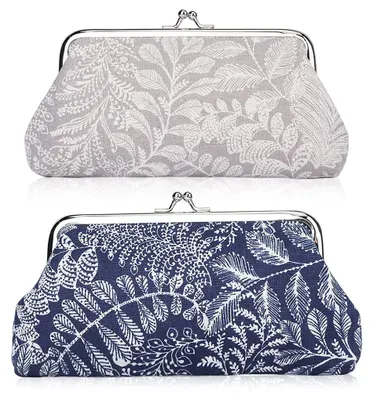 Produktbild von Vintage-Münztaschen-Set – 2 Damen-Geldbörsen