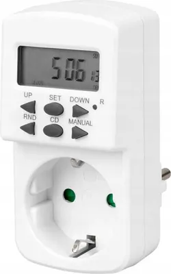 Zdjęcie produktu dla Programator czasowy cyfrowy 20 Programów 2000W