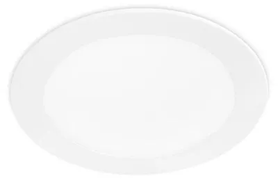 Image de LEDS C4, plafonnier encastrable - 12,2 W, lumière blanc neutre, 874 lm, indice de protection IP23, couleur blanche