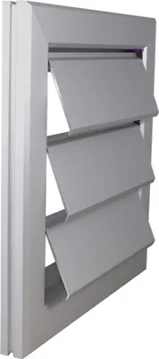 Produktbild von Überdruck Abluftgitter LG-2121 RAA Lamellengitter Alu 205 x 205mm Lüftungsgitter