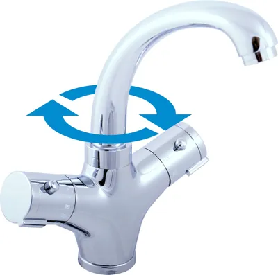 Immagine prodotto di Slezák-RAV: Miscelatore termostatico per lavabo TRM26.5 Tubo flessibile Chrom da 3/8''