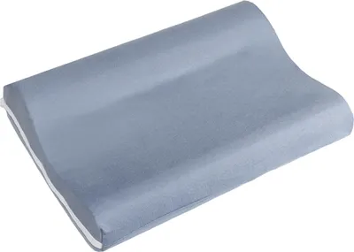 Produktbild von Anatomischer Kopfkissenbezug - 45x30 cm - Blau-grau