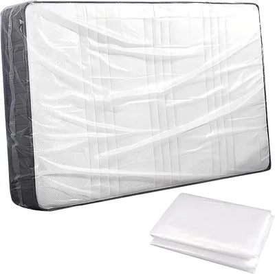 Produktbild von Matratzenhülle - 120 x 200 cm (30 cm dick) - wasserdicht - für Umzug, Lagerung und Transport - transparent
