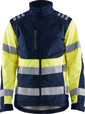 Produktbild von Blakläder® High Vis Softshell Jacke 4497 2513 in div. Farben, Farbe:marineblau/high vis gelb, Größe:S