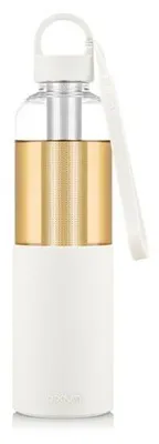 Immagine prodotto di Bodum K12126-913B, 1200 ml, uso quotidiano, trasparente, bianco, plastica, acciaio inossidabile, ragazzi/ragazze, bianco