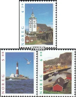 Produktbild von Briefmarken Norwegen 1997 Mi 1246Dl-1248Dl (kompl.Ausg.) postfrisch Tourismus