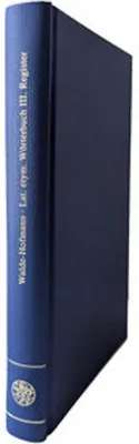 Produktbild von Lateinisches Etymologisches Wörterbuch. Registerband