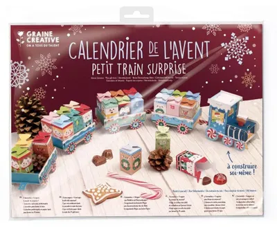 Produktbild von Graine Creative Bastelset Adventskalender - Überraschungszug