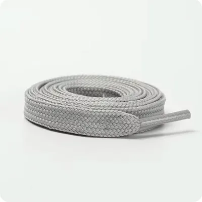 Image de CHPN – Lacets gris – 150 cm – Lacets plats – Lacets gris – Gris – Lacets – Nouveaux lacets