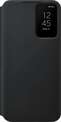 Image de Folio pour Samsung Galaxy S22+ 5G S View Cover avec fenêtre transparente Noir Samsung