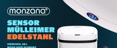 Obrázek produktu pro Automatický odpadkový koš z nerezové oceli 58 l bílý