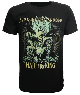 Zdjęcie produktu dla Koszulka Avenged Sevenfold A7X „Hail To The King” – oficjalny gadżet – rozmiar XXL