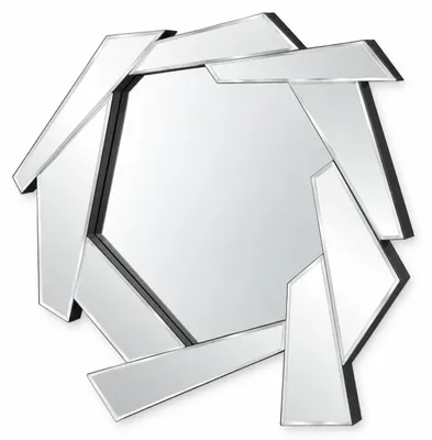Image de Spirales irrégulières en miroir pour décoration murale