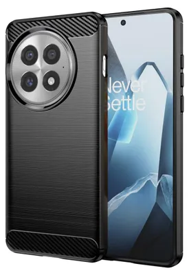 Produktbild von Techsuit Carbon Silikon Back Cover Hlle fr OnePlus 13 - Schwarz