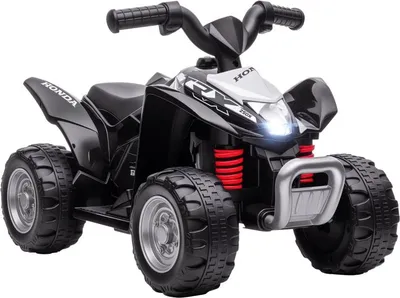 Produktbild von Kinder Rutschquad Mini-Quad Rutschauto für Kleinkinder ab 1,5 bis 3 Jahren, Muskelkraft-Antrieb, breite Flüsterreifen, ergonomischer Sitz, Schwarz