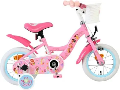 Produktbild von Disney Princess Kinderfahrrad - Mädchen - 12 Zoll - Rosa