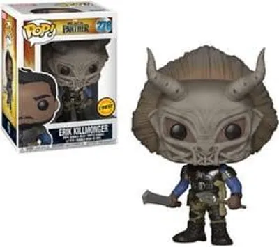 Obrázok produktu pre FUNKO POP! Marvel Black Panther Killmonger w/ Chase, zberateľská figúrka, Komiks, 90 g