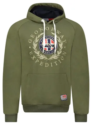 Image de Geographical Norway Sweat WZ3049H/GN-Kaki vert pour homme