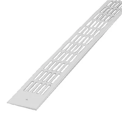 Image de Grille plate 488 1 275x30mm blanc - RENSON - 17375