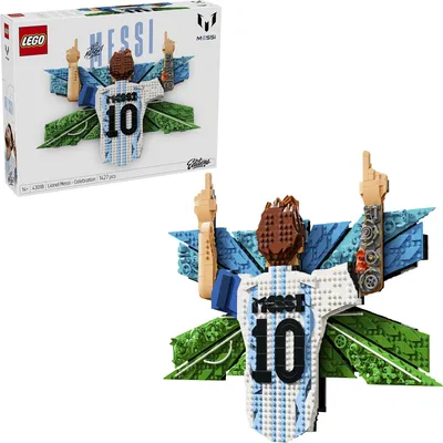 Zdjęcie produktu dla LEGO Lionel Messi — cieszynka, Zestaw do budowania, 14 lat(a), Plastik, 1427 szt., 2,25 kg