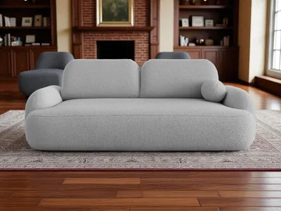 Image de BEDANTE SOFA MOLLY avec fonction sommeil TERRA FROTTE 05 Gris avec coffre de rangement Canapé salon Canapé-lit Coffre de rangement Canapé-lit