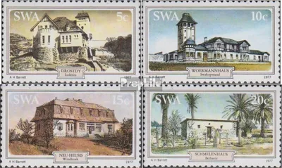 Produktbild von Briefmarken Namibia - Südwestafrika 1977 Mi 436-439 (kompl.Ausg.) FDC Historische Gebäude