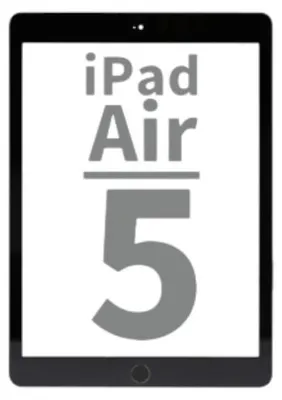 Produktbild von Touchscreen Digitizer Homebutton Schwarz für iPad Air 1 / iPad 5 2017
