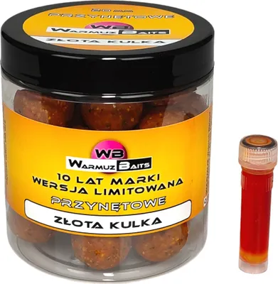 Produktbild von Warmuz Baits Golden 20mm Kugeln + Booster