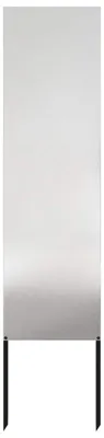 Zdjęcie produktu dla vidaXL Parawan ogrodowy płócienny srebrny 32 x 140 cm stal nierdzewna