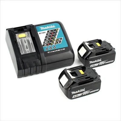 Produktbild von Makita Power Source Kit 18V mit 2x BL1840B Akku 4,0Ah + DC18RC Ladegerät