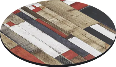 Produktbild von COMPACT | Gastro HPL Tischplatte | Ø 70 cm | Vintage Bunt | Rund | Gastro HPL Tischplatte