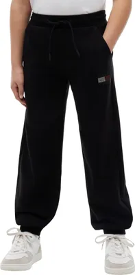 Zdjęcie produktu dla Spodnie dresowe Tommy Hilfiger dla dziewczynek, model Tommy Rhinestone, kod produktu KG0KG09531, kolor: czarny
