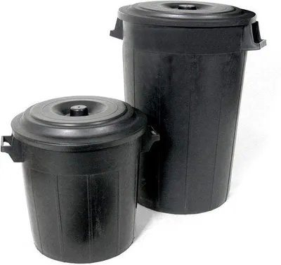 Produktbild von Famanu Abfallbehälter 50 Liter - Schwarz