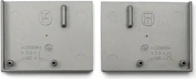 Produktbild von Linero MosaiQ Endkappen Edelstahl-Optik für Profilleiste / Relingsystem / Kesseböhmer