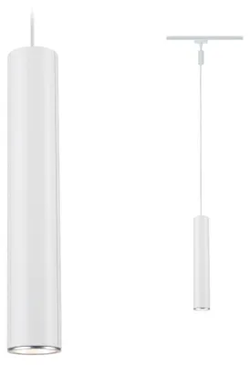 Image de U-Rail Lampe suspendue Catalejo blanc, chrome mat