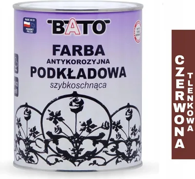 Zdjęcie produktu dla Farba Antykor.podkład.szybkosch.czerw.tlen. 0,8L