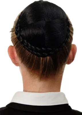 Produktbild von WIG ME UP Dutt Haarteil geflochten Haarknoten Samtschwarz N796-1B