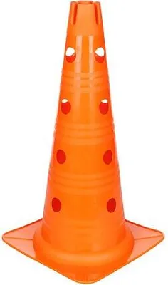 Zdjęcie produktu dla Stożek Vario z otworami pomarańczowy 46 cm