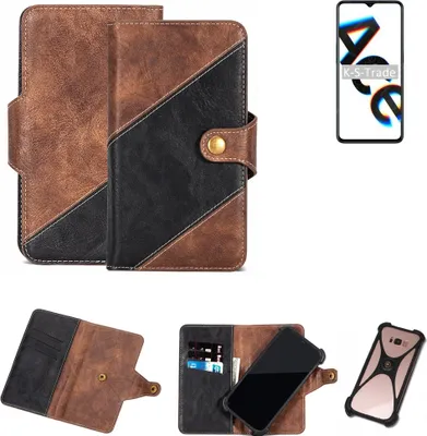 Produktbild von K-S-Trade Handyhülle Schutzhülle Bookstyle Case kompatibel mit Oppo Reno Ace Klapphülle Cover Hülle Schutztasche 1x