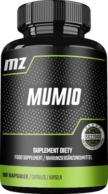 Produktbild von Mumio 500 mg - Shilajit Extrakt 20% enthält 100 mg Fulvosäure - 90 Vegane Kapseln