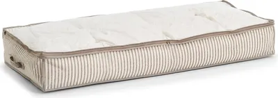 Produktbild von Zeller Present 14648, Aufbewahrungstasche, Beige, Weiß, Rechteckig, Fleece, Muster, 1040 mm