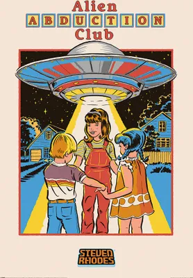 Produktbild von Steven Rhodes Poster Alien Abduction Club
