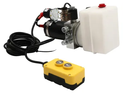 Immagine prodotto di Pompa idraulica, alimentazione 12 V, sistema di comando a distanza, giallo brillante