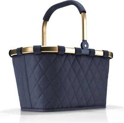 Produktbild von reisenthel carrybag Einkaufskorb rhombus MIDNIGHT GOLD BK4111