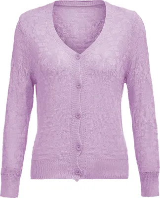 Produktbild von aleva damen strickjacke - lavendel, XS/S