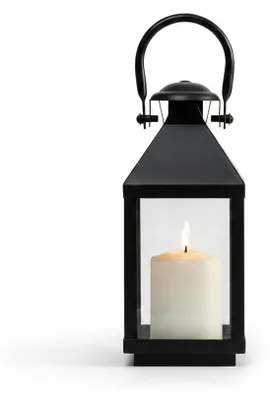 Immagine prodotto di InAndOutdoorMatch - Lanterna da interno ed esterno - Metallo - Design vintage, Immagine generata dall'IA